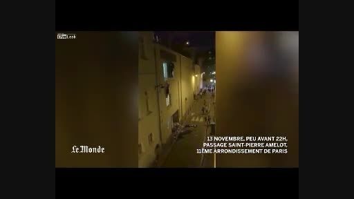 فرار مردم از سالن کنسرت در پاریس که داعش 100 نفر را كشت