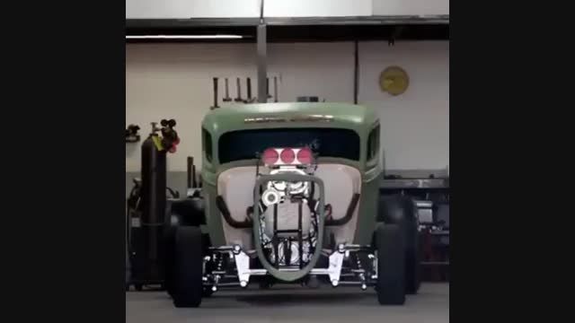 Hot Rod burn out
