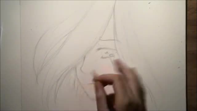 tokyo ghoul - touka kirishima drawing