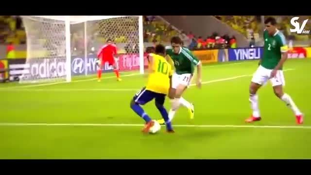 حرکات و دریبل ها و گلهای نیمار در تیم ملی برزیل