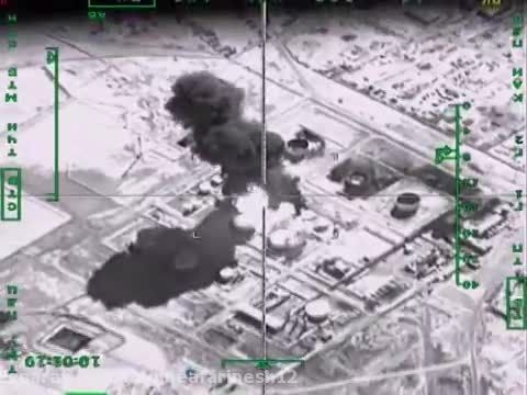 بمباران داعش توسط روسیه
