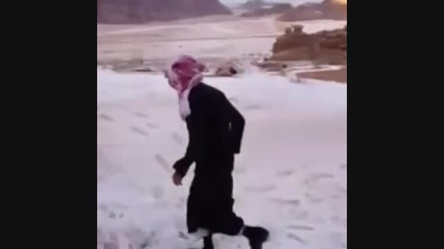 برف بازی ب سبک عربی
