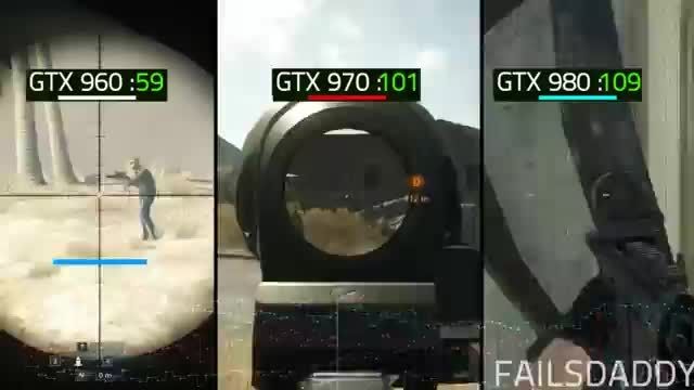 BATTLEFIELD HARDLINE GTX 960 vs GTX 970 vs GTX 980