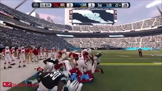 ویدئو یک باگ خنده دار در Madden NFL16