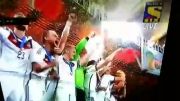 جشن اهدای جام 2014 به آلمان