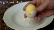 پختن عجیب تخم مرغ