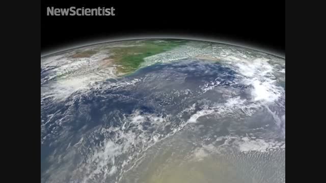 بزرگ ترین طوفان شن زمین از نگاه فضانوردان