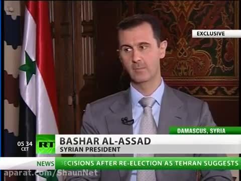 10برترین مصاحبه  خبرگزار روسیه 5 بشار اسد از سوریه
