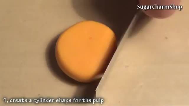 ساخت پرتقال مصنوعی با خمیر