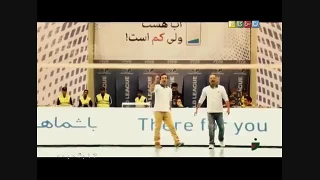 اهنگ حمایت  از تیم والیبال ایران در خندوانه