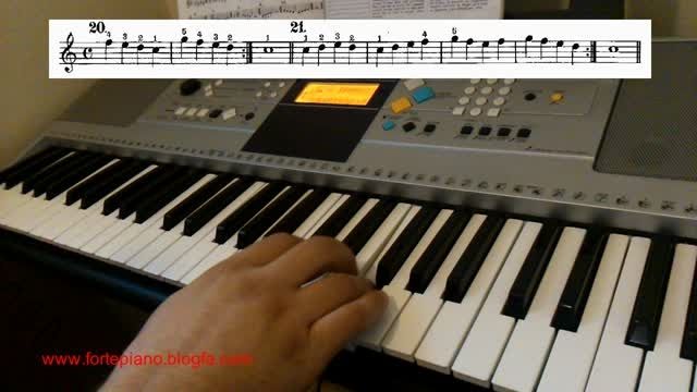 5 - متد آموزش پیانو - beyer - اجرای تمرینات 21-20 صفحه8