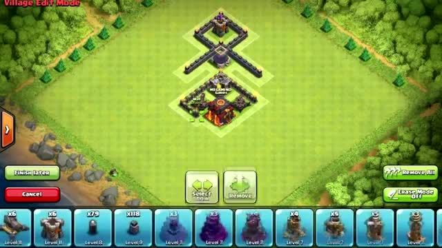 MAp War Clash Of Clans Th9-4