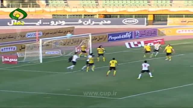 خلاصه بازی؛ صبای قم ( 1 ) - سپاهان اصفهان ( 0 )