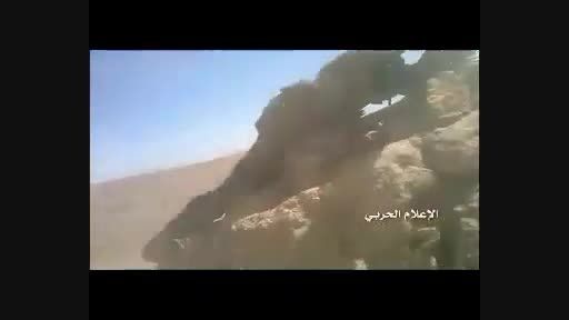 القلمون - انهدام خودروی داعش توسط موشک حرارتی حزب الله