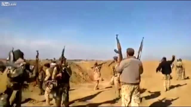 حمله انتحاری داعش به مجاهدان عراقی