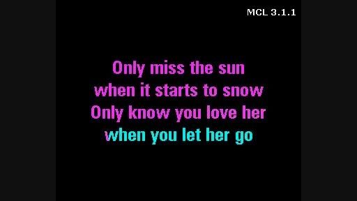 آهنگ بی كلامlet her go