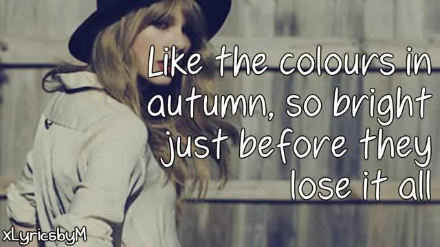 Taylor Swift - Red تیلور سوییفت - سرخ یا قرمز