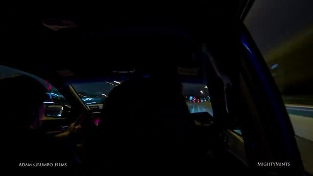 ماشین رانی در شب