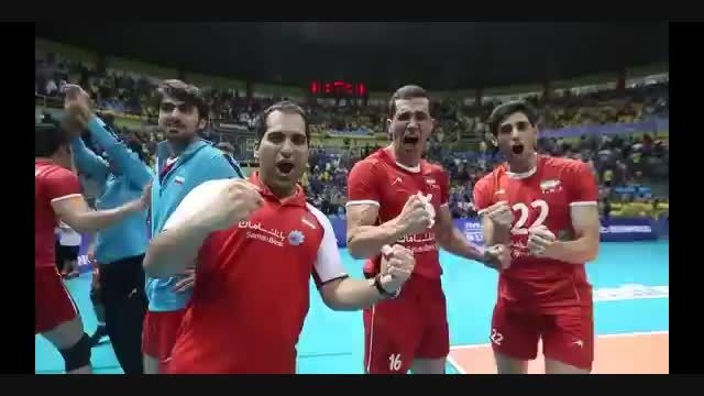 پیروزی ایرانیان والیبالیست در برابر روسیه دمتون گرمم