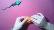 12. Origami Lizard - اریگامی مارمولک