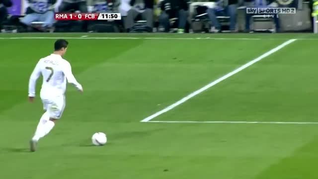 هایلایت بازی کریستیانو رونالدو مقابل بارسلونا (2011)