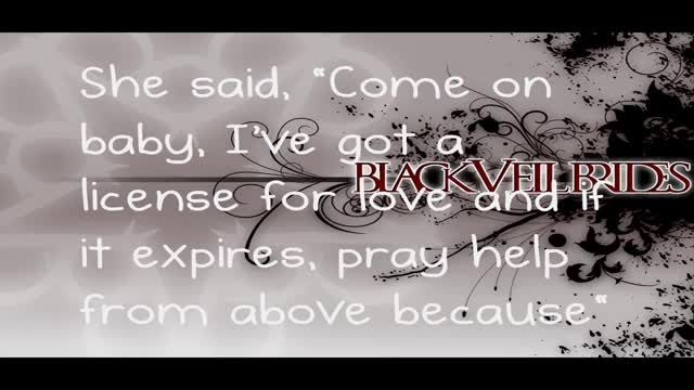 Black Veil Brides - Rebel Yell - lyrics