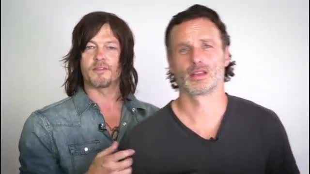 Walking dead norman reedus and Andrew lincoln