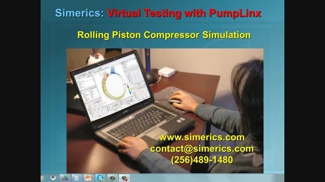 Rolling Piston using CFD Simulation PumpLinx