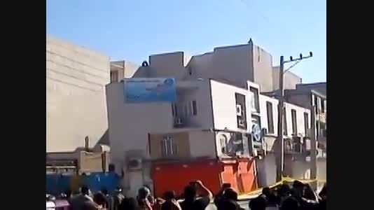 گودبرداری غیر اصولی و ریزش ساختمان در شهر اهواز