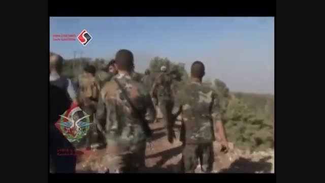 کمین ارتش سوریه برای تکفیری ها در حومه شمالی لاذقیه