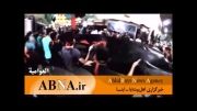 دسته عزاداری و بر افراشته شدن پرچم امام حسین در عربستان