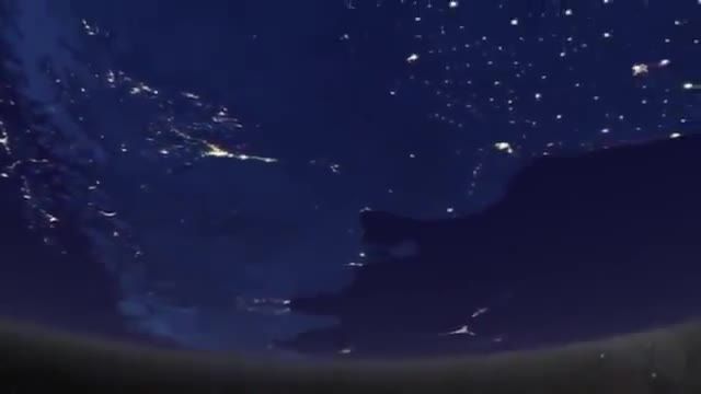 چگونه دیده شدن کره زمین در شب از فضا
