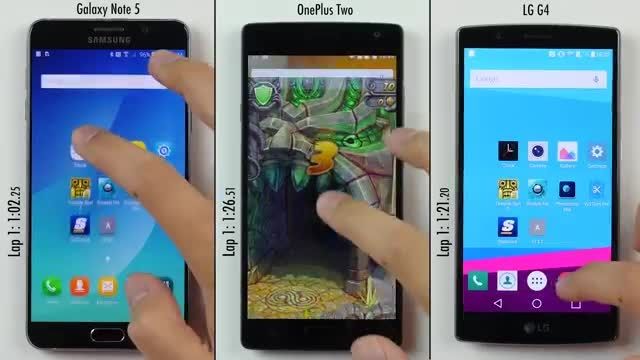LG G4 vs Galaxy Note 5 vs OnePlus Two _Apps Speed Test