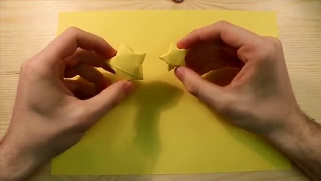 درست کردن ستاره با کاغذ