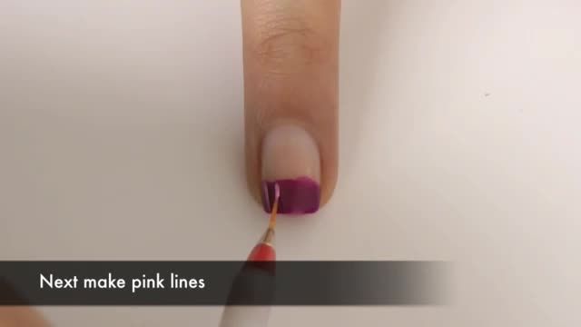 ویدئوی آموزش طراحی کیک فنجونی بر روی ناخن