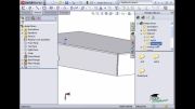 Sheet Metal - 20.Design Library Cuts آموزش  سالیدورکز