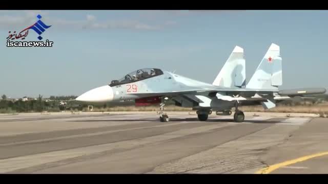 تصاویر جنگنده های روسی در فرودگاه های سوریه
