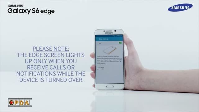 آموزش استفاده از ویژگی های نمایشگر Galaxy S6 edge