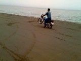 تکچرخ در ساحل