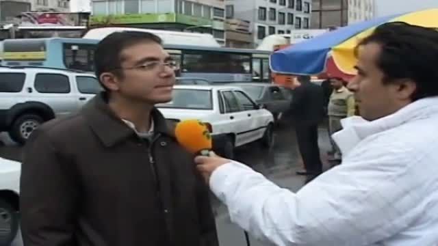 داود عابدی خبرنگار شبکه خبر با شکار یک سوژه خنده دار