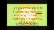 پنج فعالیت صبحگاهی برای حفظ کارایی شما در طول روز