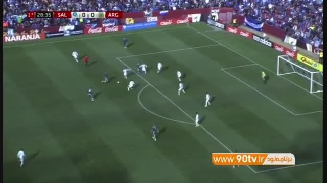 خلاصه بازی: السالوادور ۰-۲ آرژانتین