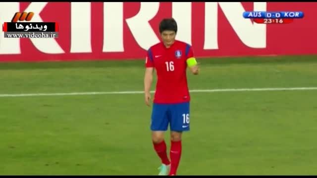 خلاصه بازی کره جنوبی ۱-۲ استرالیا
