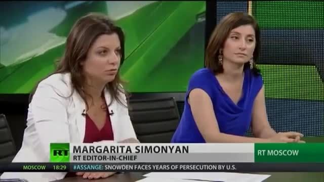 Margarita Simonyan رئیس جوان بخش انگلیسی تلویزیون روسیه