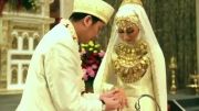 مراسمی زیبا از یک عروسی اسلامی