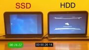 مقایسه دو لپ تاپ دل با هاردهای SSD . HDD