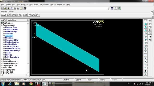 concrete beam by ansys2