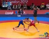 مسابقه ی دوم حمید سوریان در المپیک 2012 لندن ( کشتی )