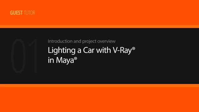 Digital Tutors - Lighting a Car with V-Ray in Maya