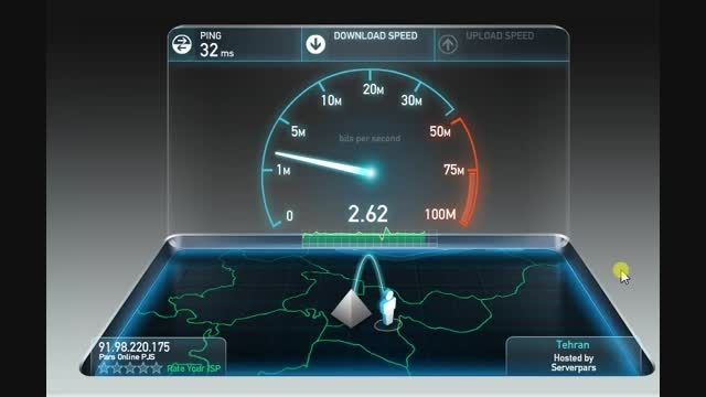 مسابقه سرعت اینترنت 16Mbps پارس آنلاین